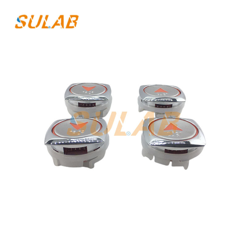 Hyundai Elevator Lift Square Lop Cop Push Button With Braille