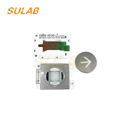 Кнопка нажатия на лифте Mitsubishi хорошее качество Кнопка COP LOP C5MS-1W12DN 1B12D 1PW12DN