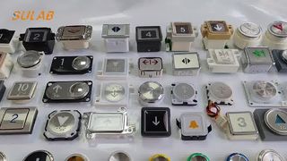 BR32A Универсальная кнопка лифта диаметром 32 мм со светодиодной подсветкой, нормально разомкнутым пусковым механизмом