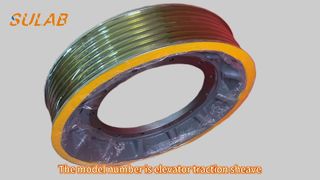 Постоянный магнит шкива лифта Mitsubishi, все размеры изготовлены из ковкого чугуна. Витрина КТ600-3.