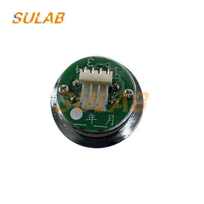 BR32A 32mm Universal Specification Elevator Button with LED Backlight Indicator and Normally Open Momentary Contact