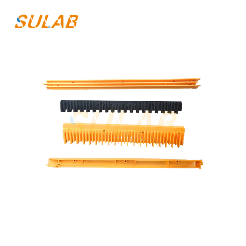 SULAB Plastic Yellow Escalator Step Edge Strip and Black Tread Strips Model XAA455K1 for Safety Warning