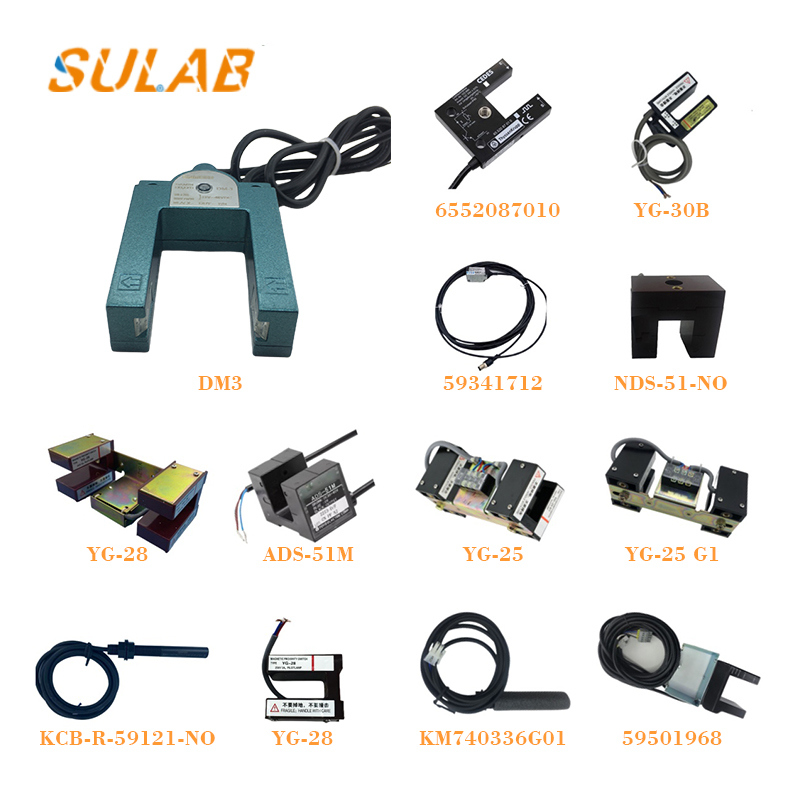 Photoelectric Leveling Sensor for Elevators with 100 mm Sensing Distance 10-30 VDC and IP67 Protection