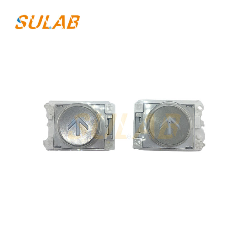 Mitsubishi Elevator Push Button C5MS-1PW12D with White LED 24 VDC Snap-in Mount for Elevator Stations