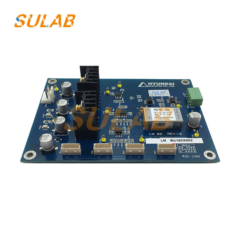 Hyundai Elevator PCB Board with Industrial FR-4 Flame-Retardant Substrate Multi-Stage Surge Suppression and Plug-and-Play Replacement Traction Motor Control Card