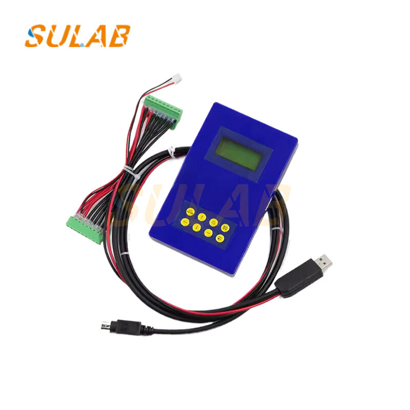 Handheld Elevator Debugger with 5P/6P/7P Interface and USB Cable for Elevator Maintenance