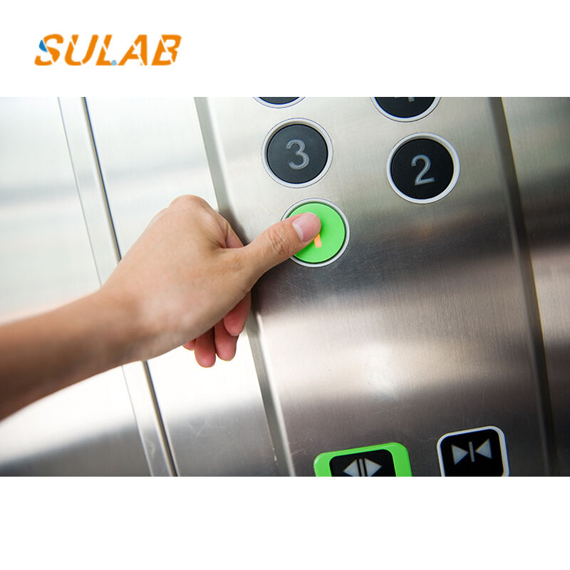 Elevator Push Button MTD331 Round LED Back-light Call Button with Stainless Steel Faceplate and Plug-in Connector Design