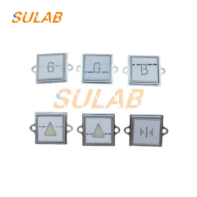 Кнопка лифта KONE 863223H03 с корпусом из нержавеющей стали, со светодиодным индикатором и настраиваемой поверхностью